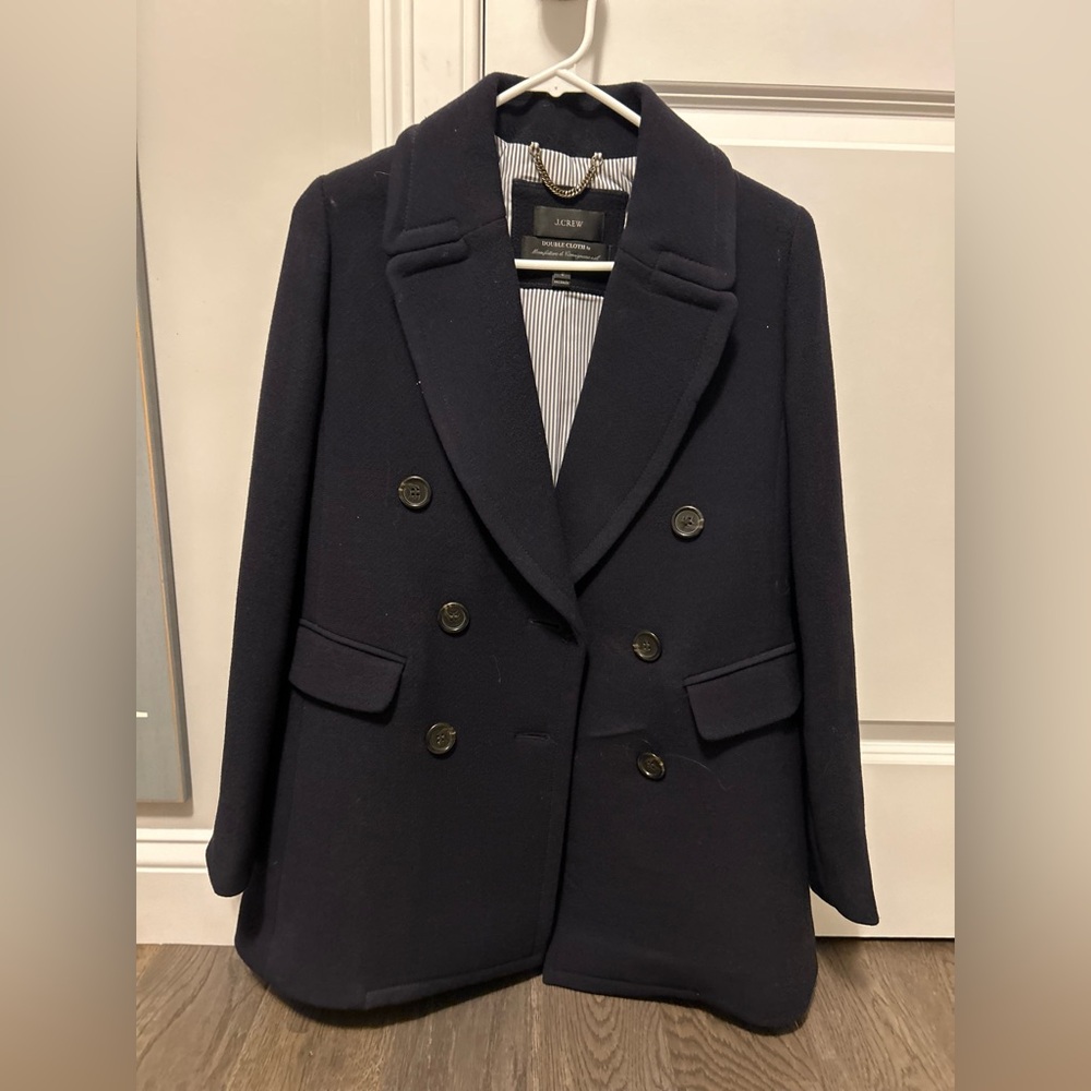 Heavy wool peacoat blend JCrew Navy